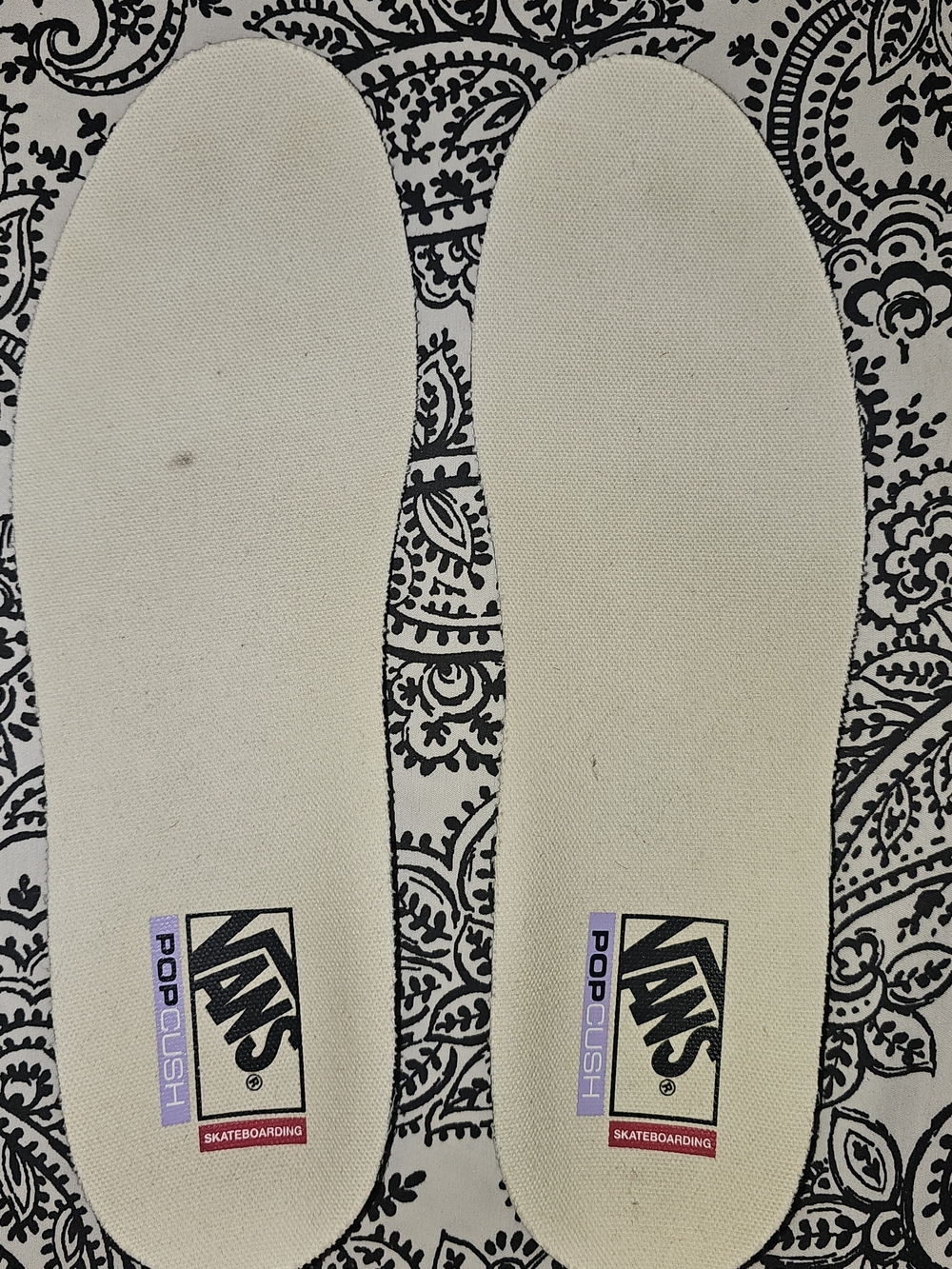 Vans Cream PopCush Removable Insoles